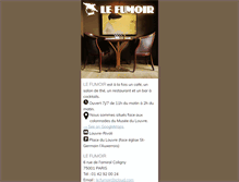 Tablet Screenshot of lefumoir.com